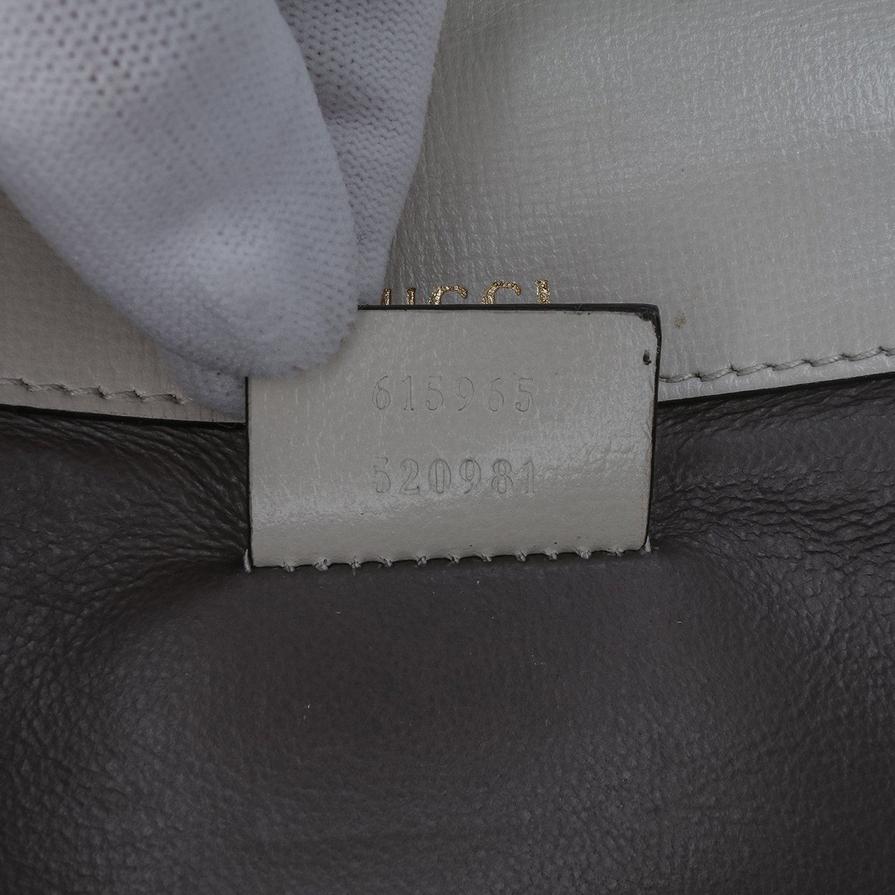 Gucci Mini Leather Sylvie 1969 Crossbody Wit