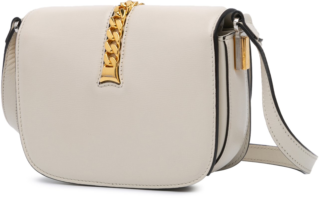 Gucci Mini Leather Sylvie 1969 Crossbody Wit