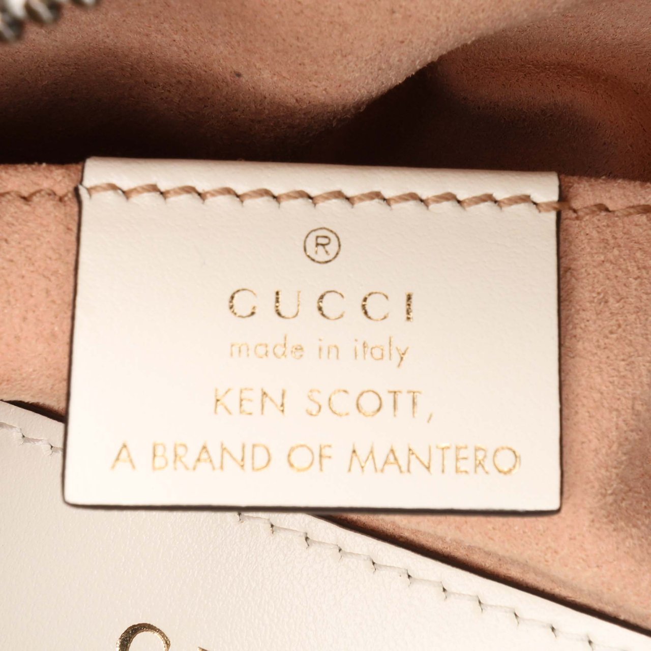 Gucci Ken Scott Mini GG Marmont Floral Printed Matelasse Leather Crossbody Wit
