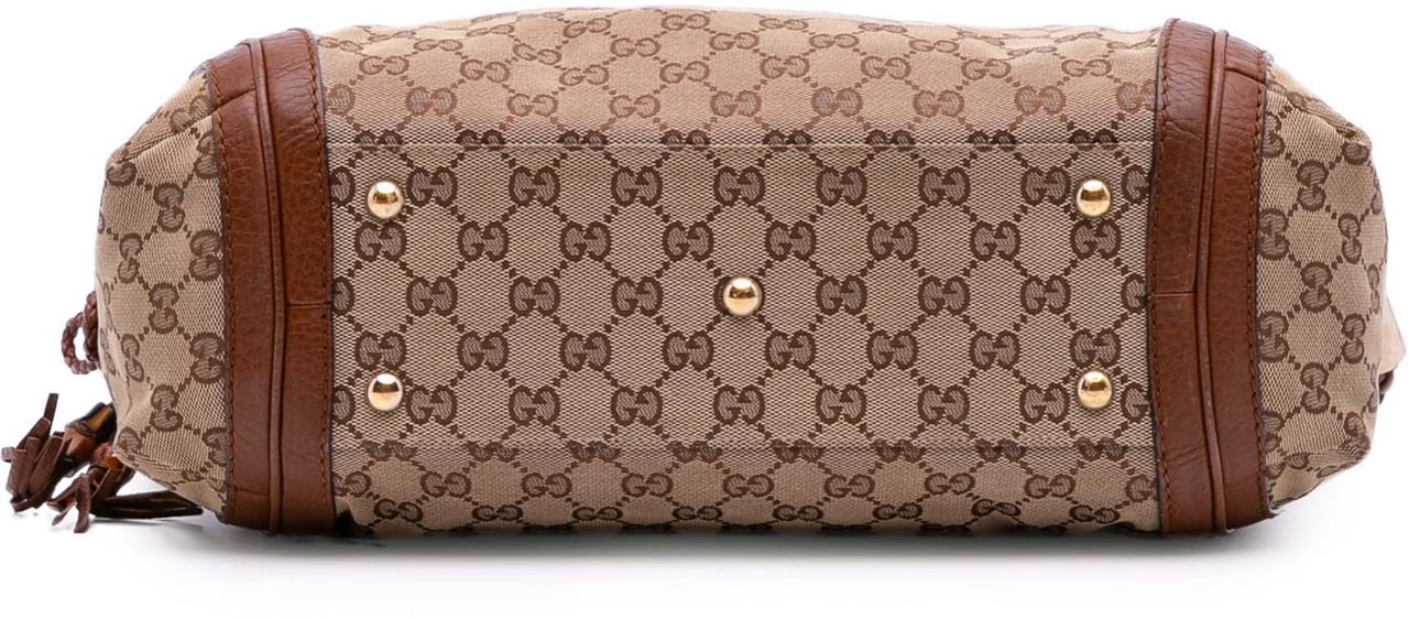 Gucci Medium GG Canvas Bella Shoulder Bag Bruin