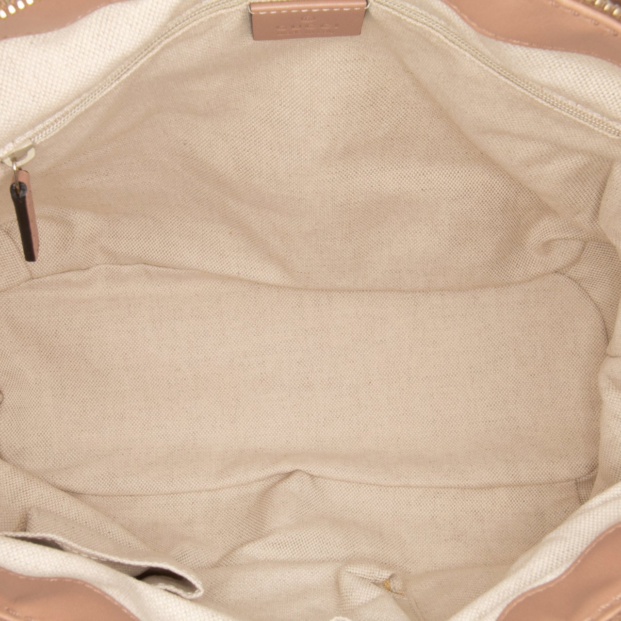 Gucci Diamante Canvas Sukey Satchel Bruin