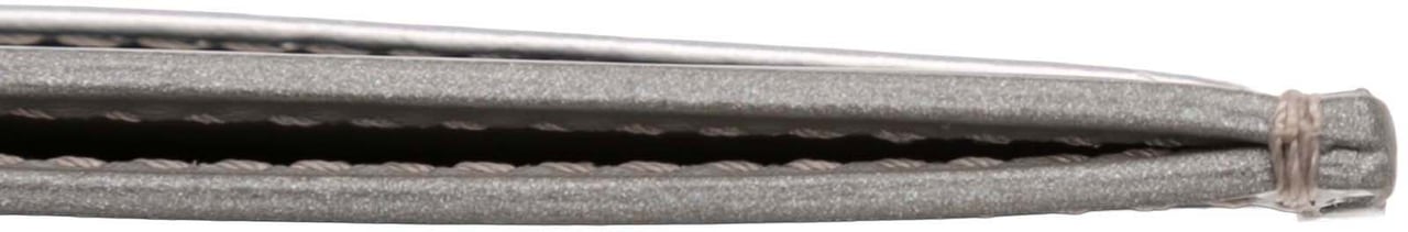 Gucci Patent Guccissima Card Holder Zilver