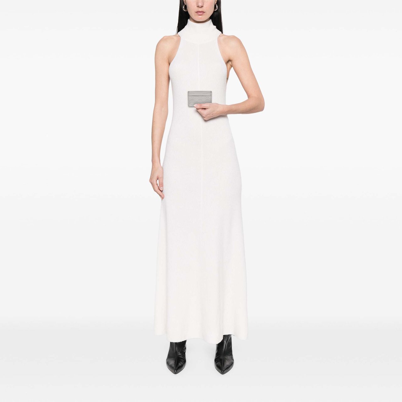 Gucci Patent Guccissima Card Holder Zilver