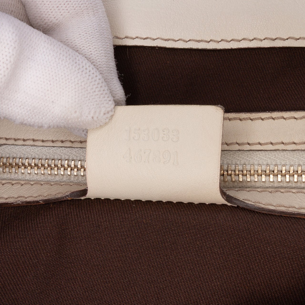 Gucci Large GG Canvas Positano Tote Bruin
