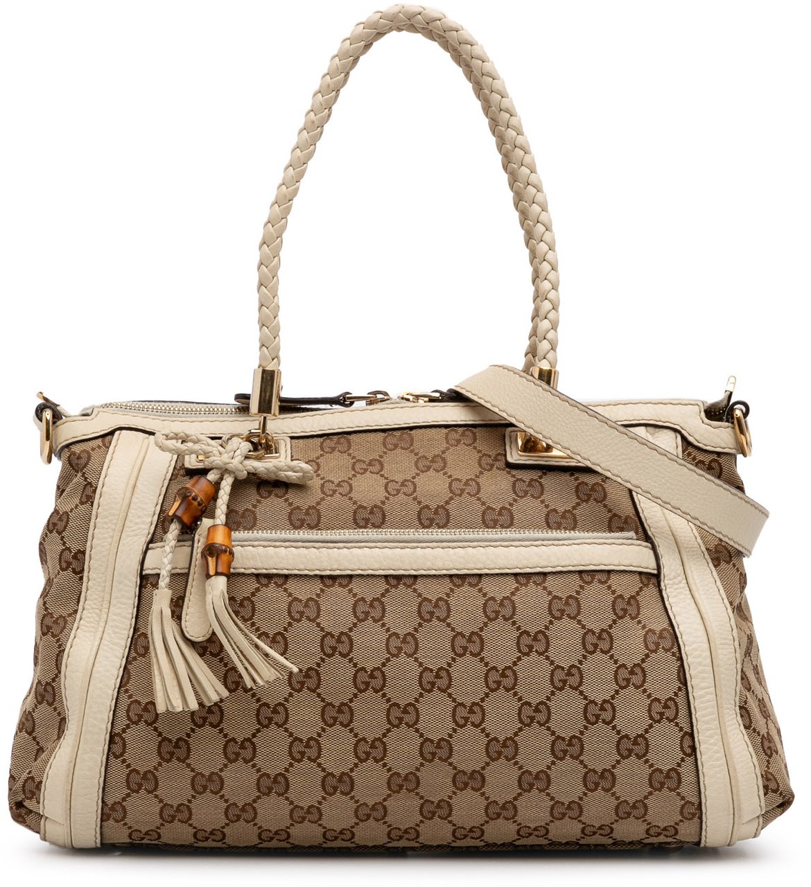 Gucci GG Canvas Bella Satchel Bruin