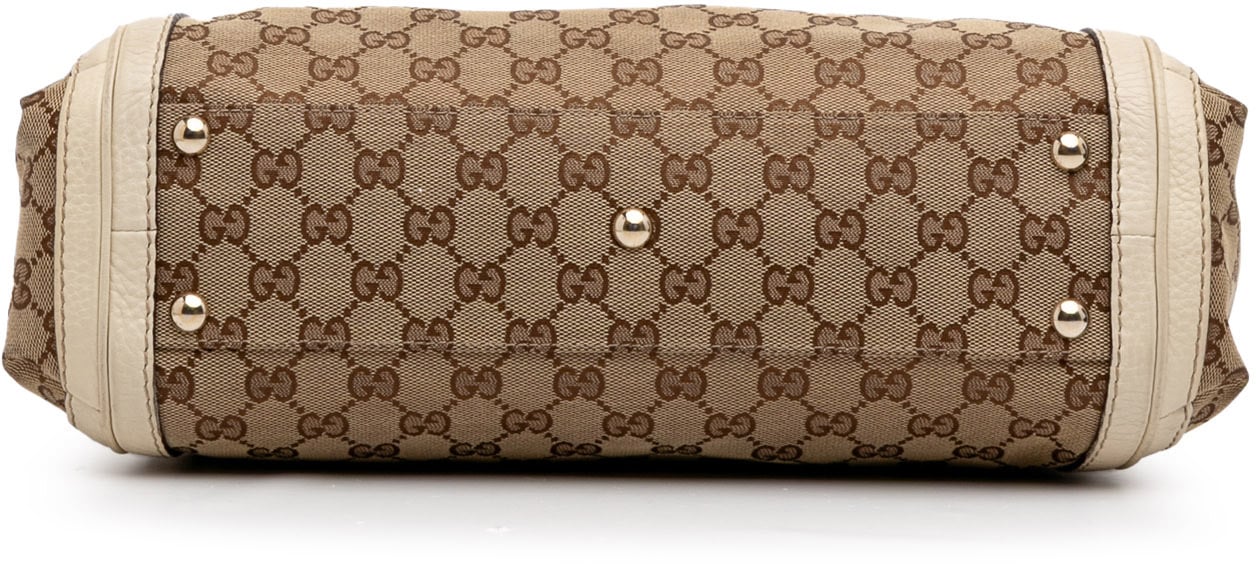 Gucci GG Canvas Bella Satchel Bruin