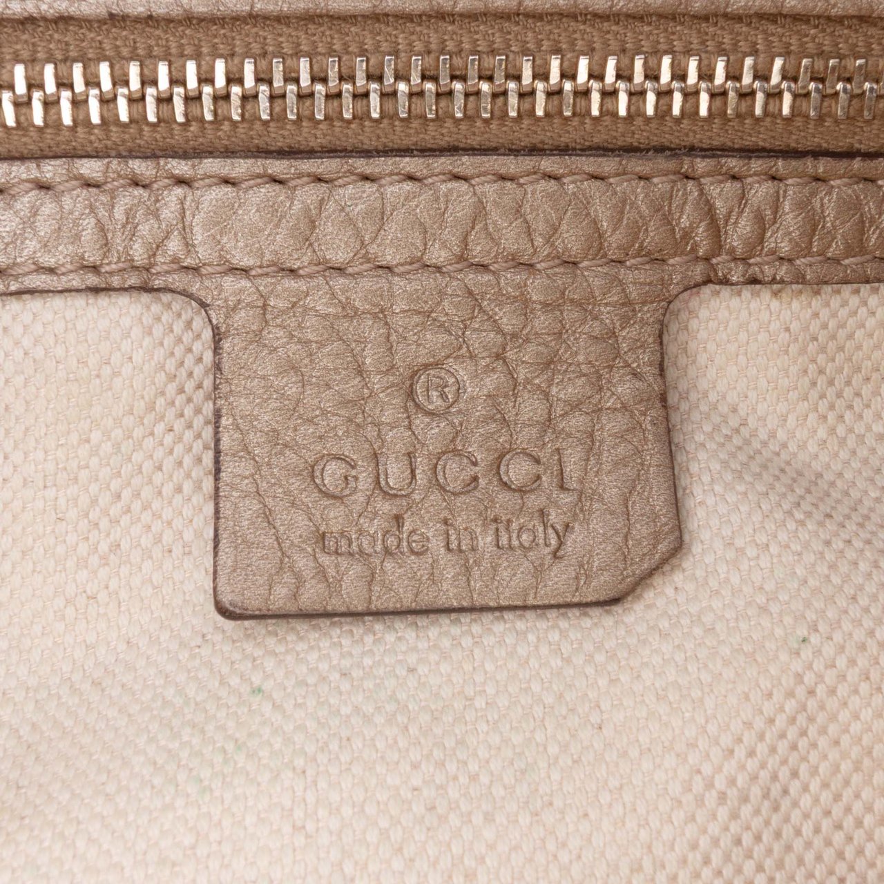 Gucci GG Canvas Bella Flap Satchel Bruin