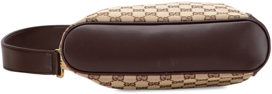 Gucci GG Canvas Shoulder Bag Bruin