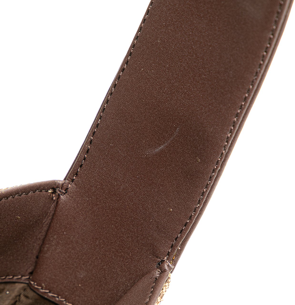 Gucci GG Canvas Shoulder Bag Bruin