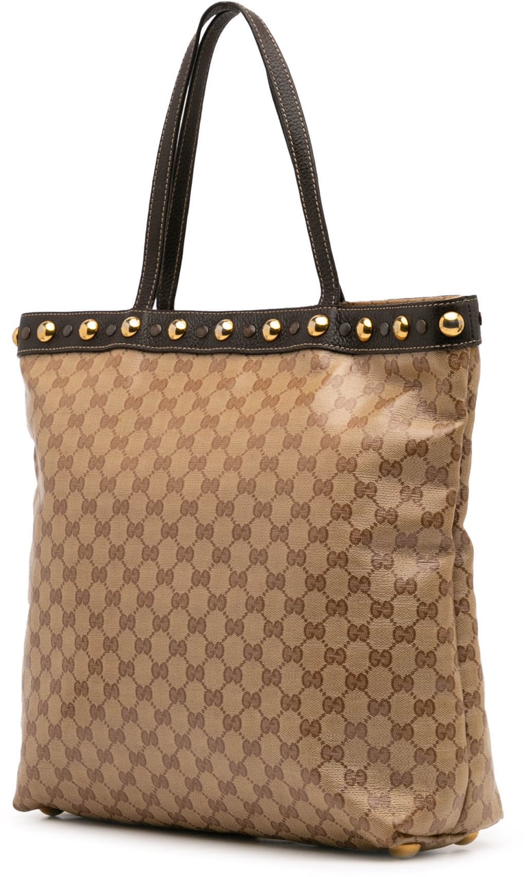 Gucci GG Crystal Babouska Tote Bruin