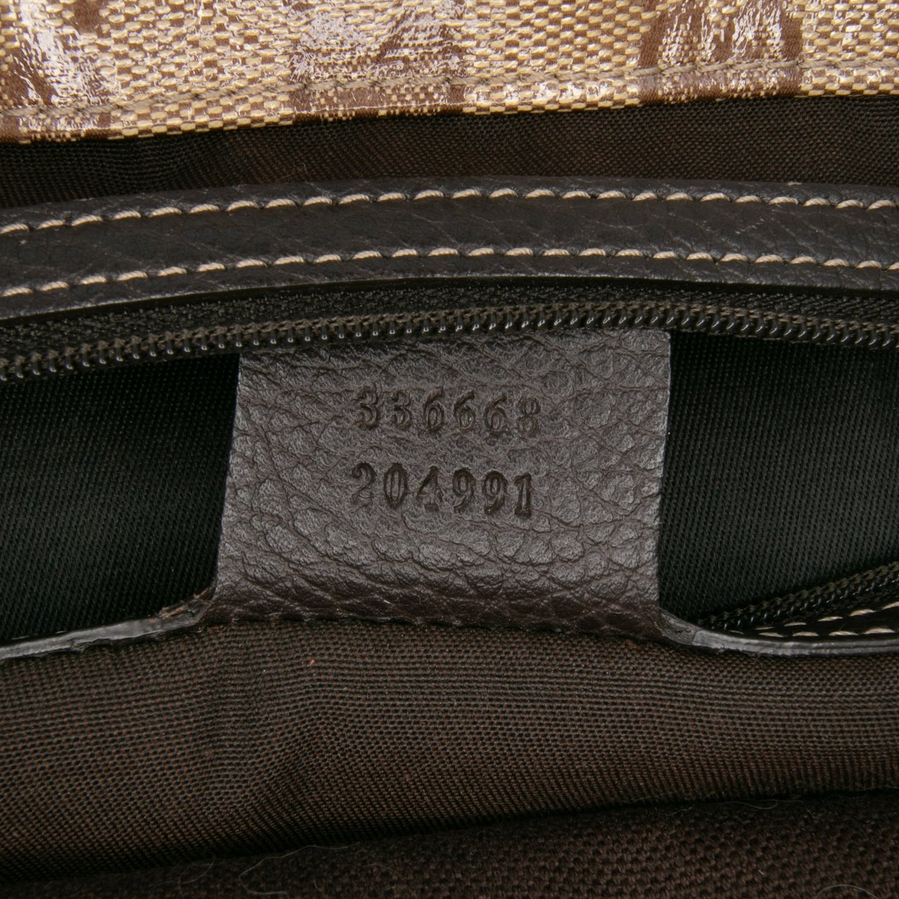 Gucci GG Crystal Babouska Tote Bruin