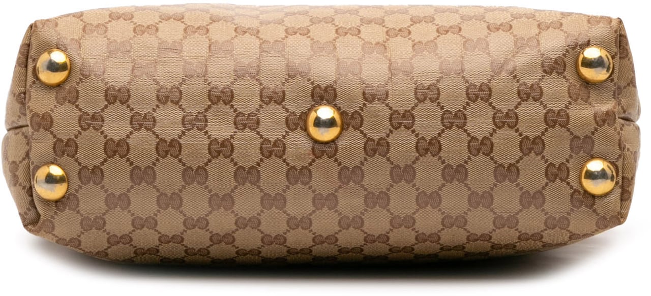 Gucci GG Crystal Babouska Tote Bruin