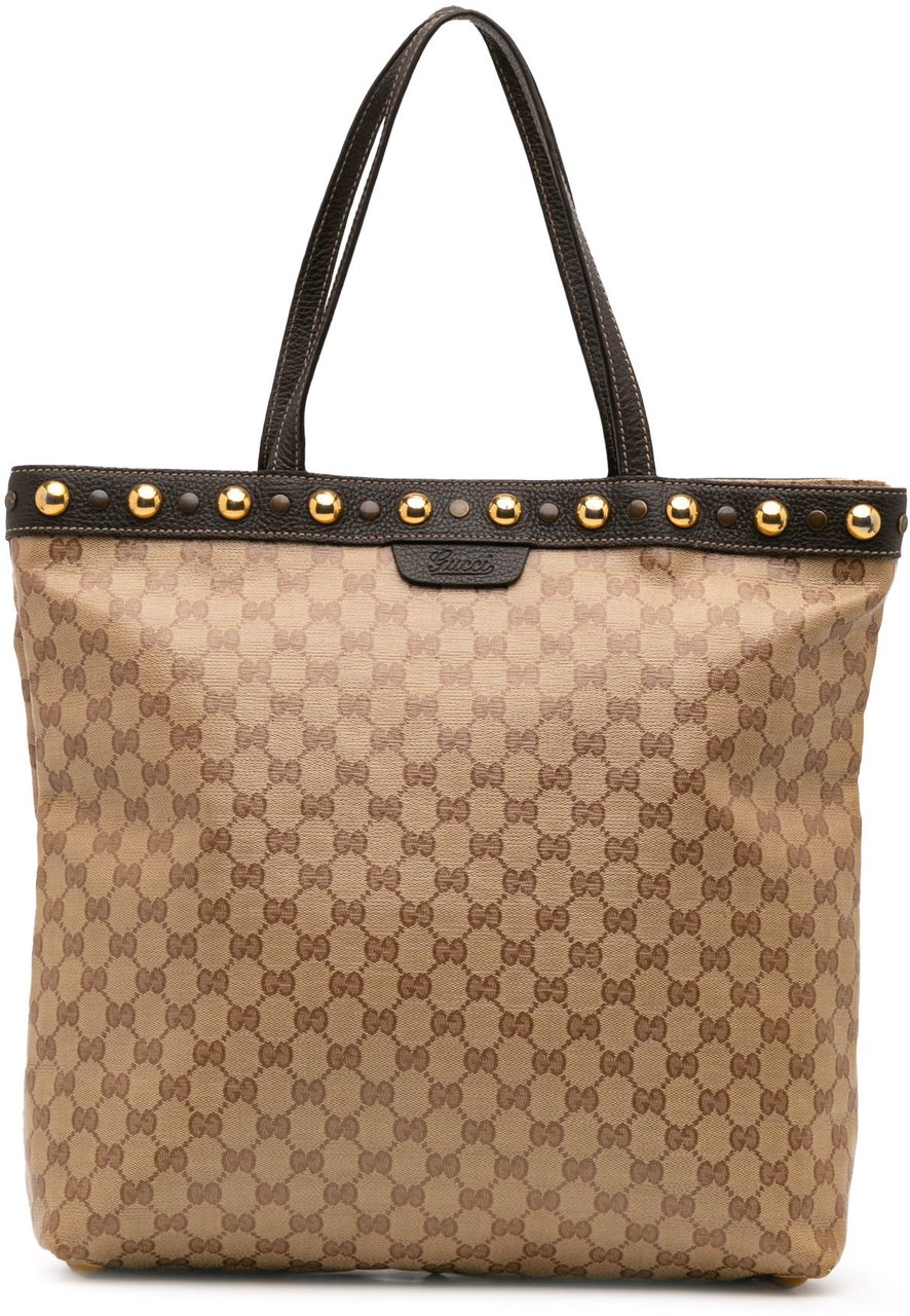 Gucci GG Crystal Babouska Tote Bruin