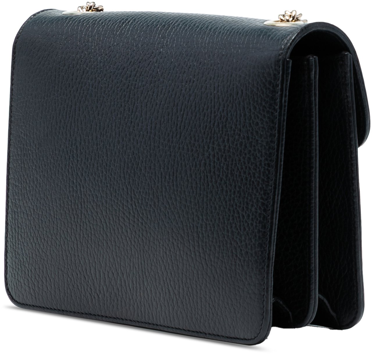 Gucci Small Dollar Calfskin Interlocking G Crossbody Zwart