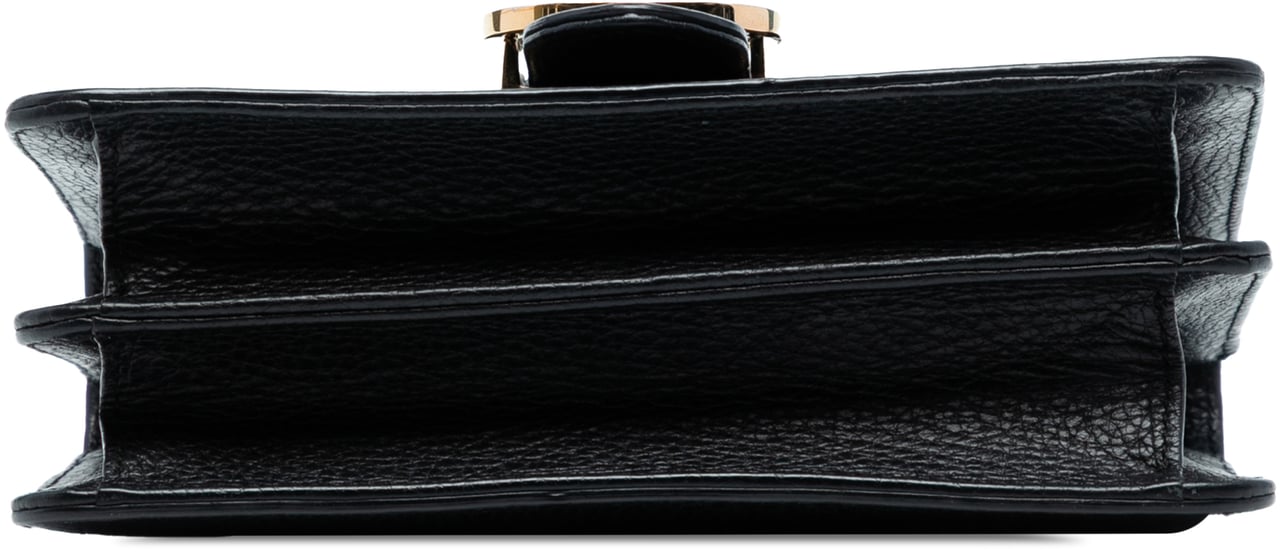 Gucci Small Dollar Calfskin Interlocking G Crossbody Zwart