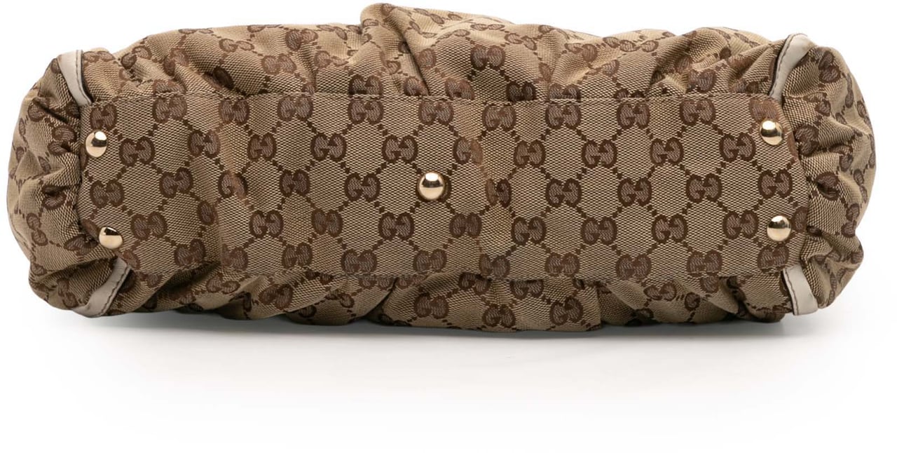 Gucci GG Canvas Abbey D Ring Tote Bruin