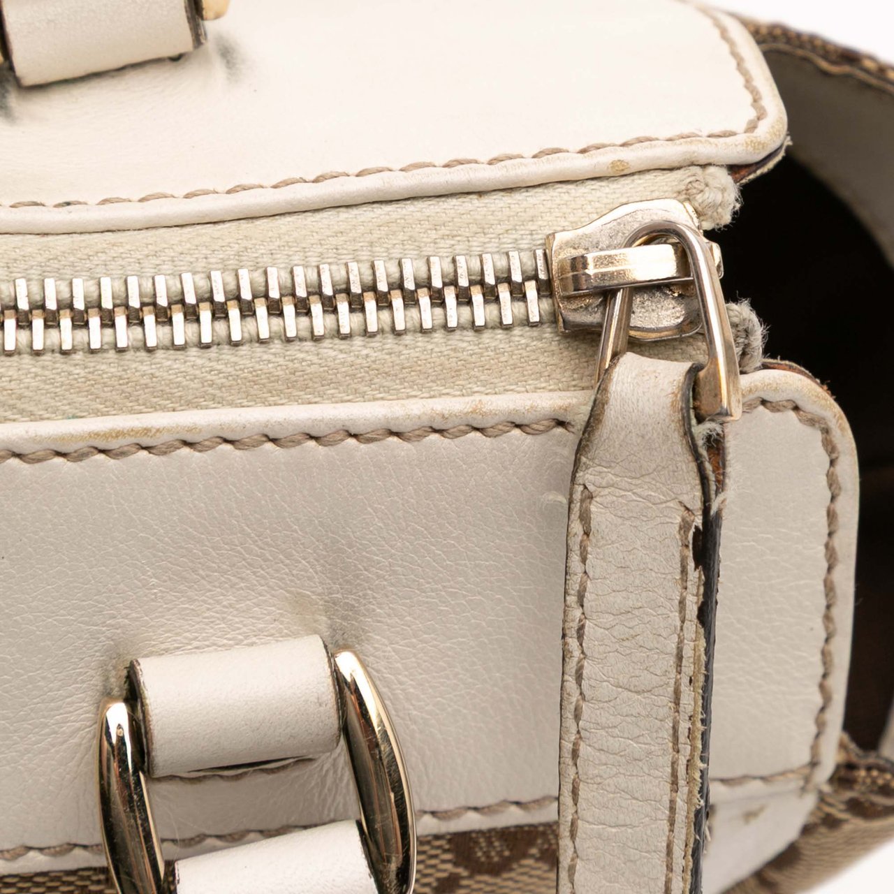 Gucci GG Canvas Abbey D Ring Tote Bruin