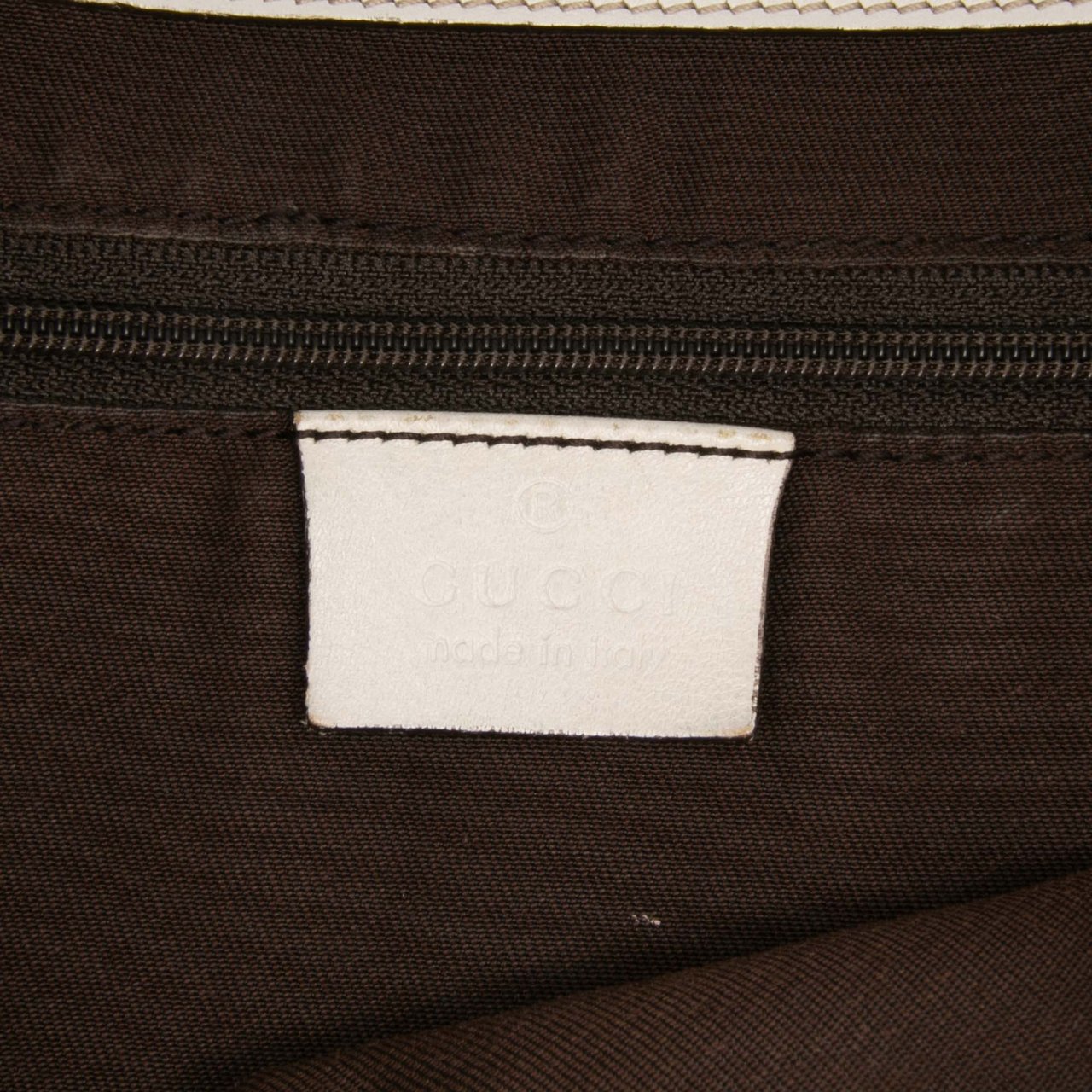 Gucci GG Canvas Abbey D Ring Tote Bruin