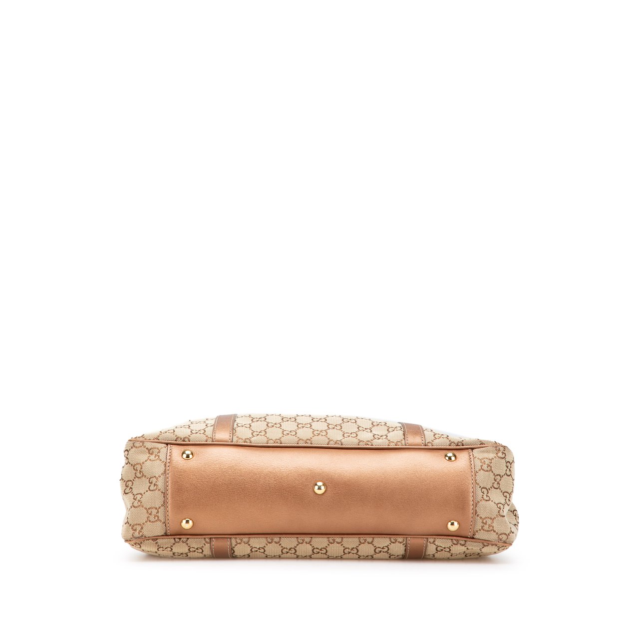 Gucci GG Canvas Twins Tote Bruin