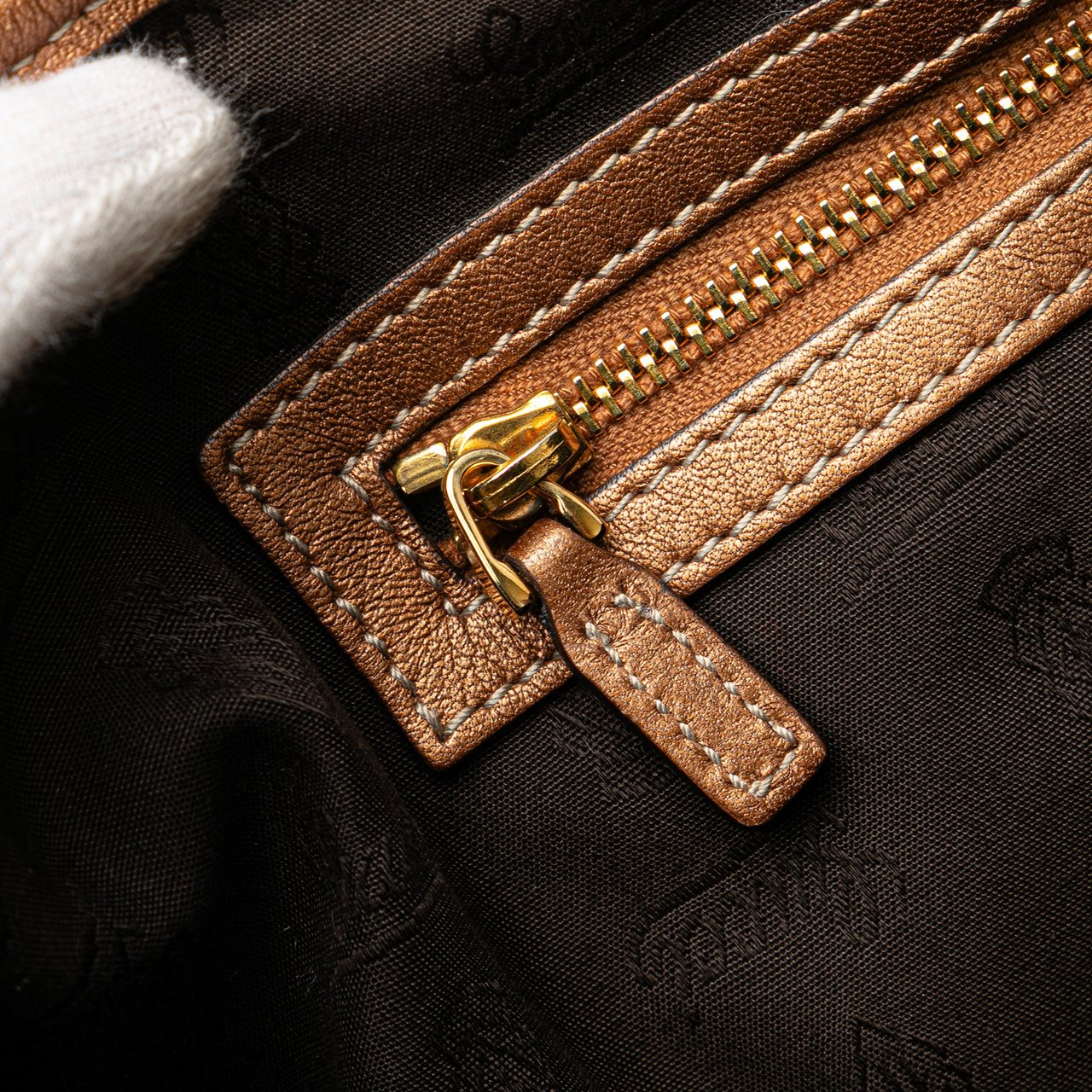 Gucci GG Canvas Twins Tote Bruin