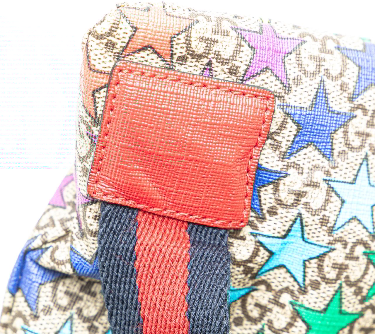 Gucci GG Supreme Web Star Print Children's Backpack Bruin