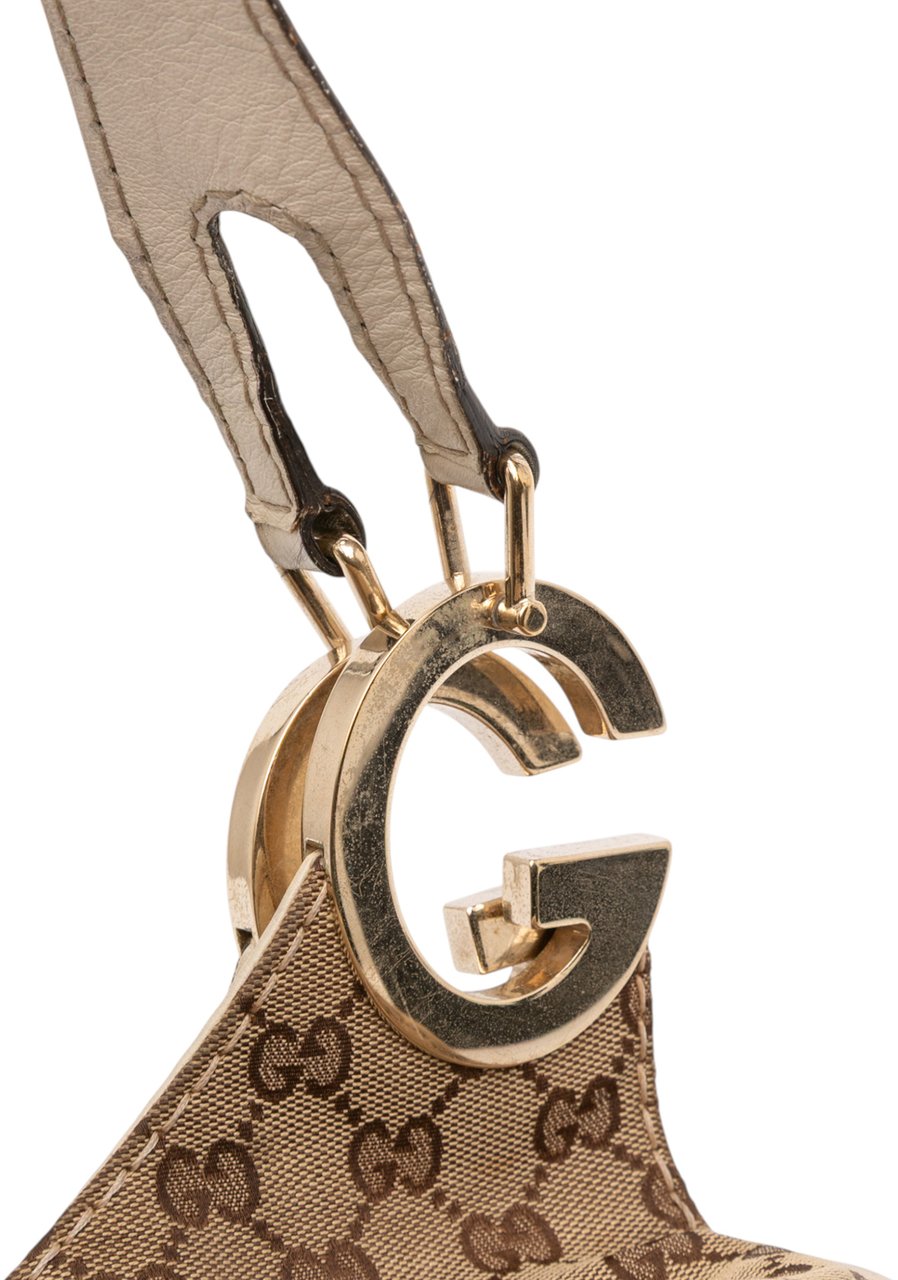 Gucci GG Canvas Charlotte Crossbody Bruin