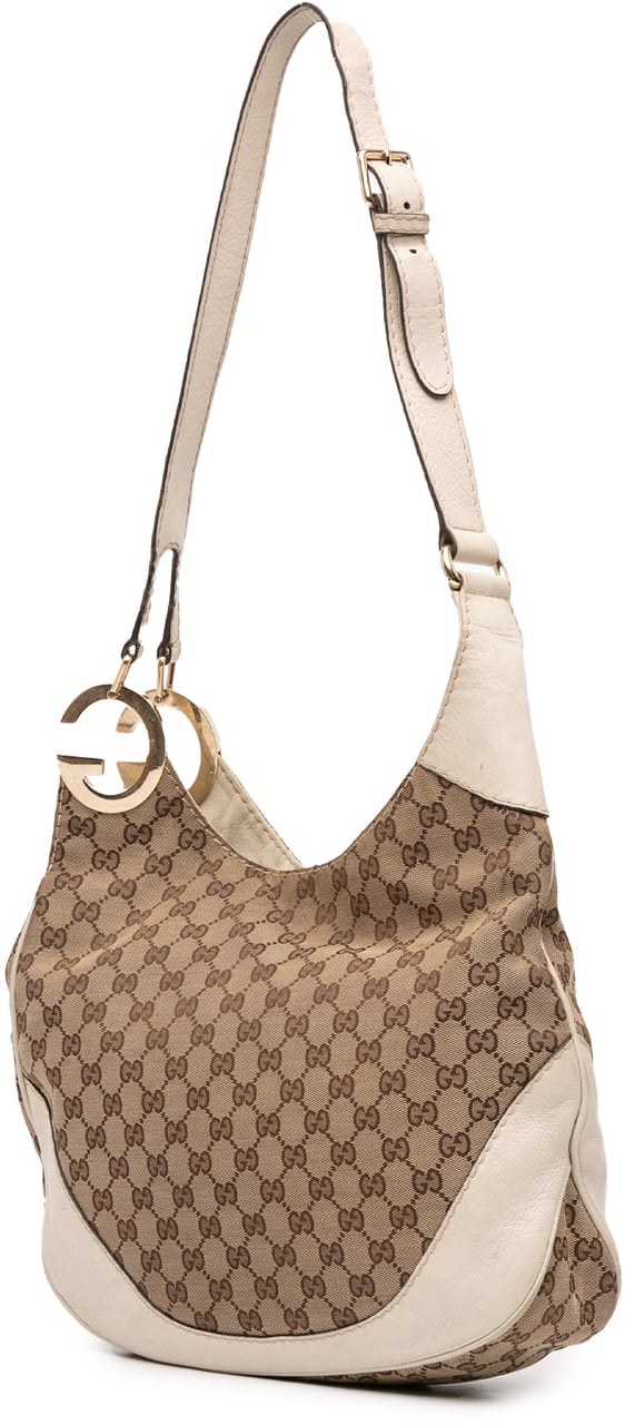 Gucci GG Canvas Charlotte Crossbody Bruin