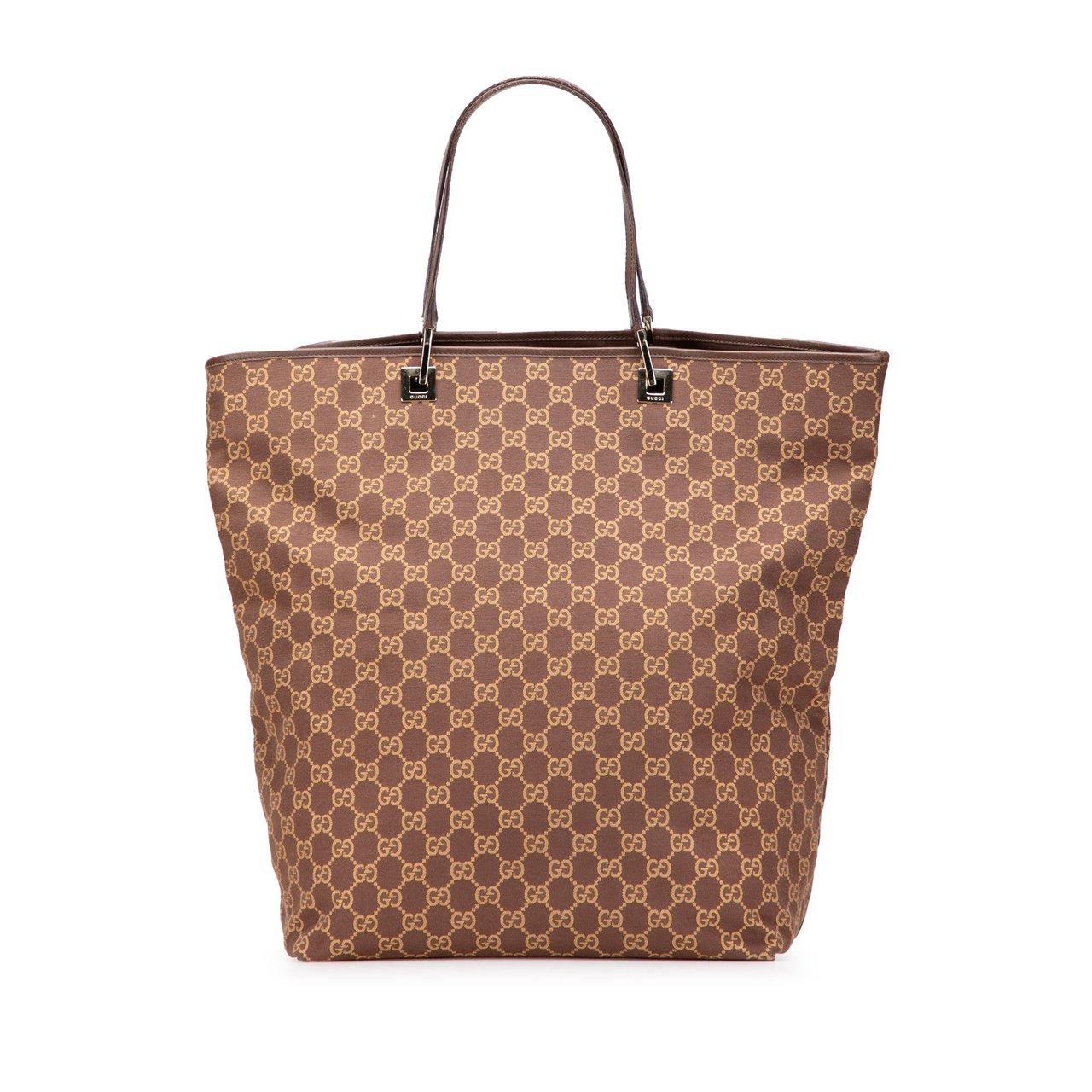 Gucci GG Canvas Tote Bruin