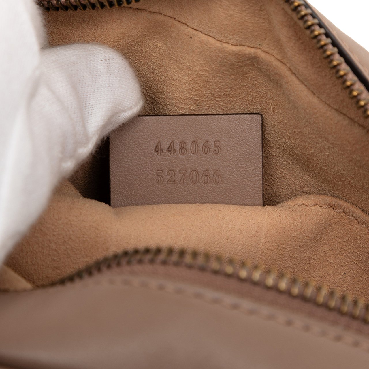 Gucci Mini GG Marmont Matelasse Leather Crossbody Bruin