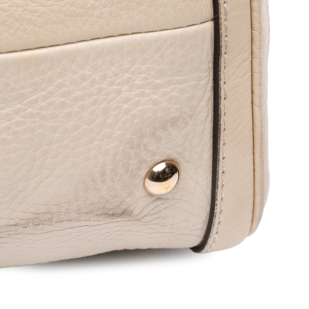 Gucci Calfskin Web Joy Boston Bag Bruin