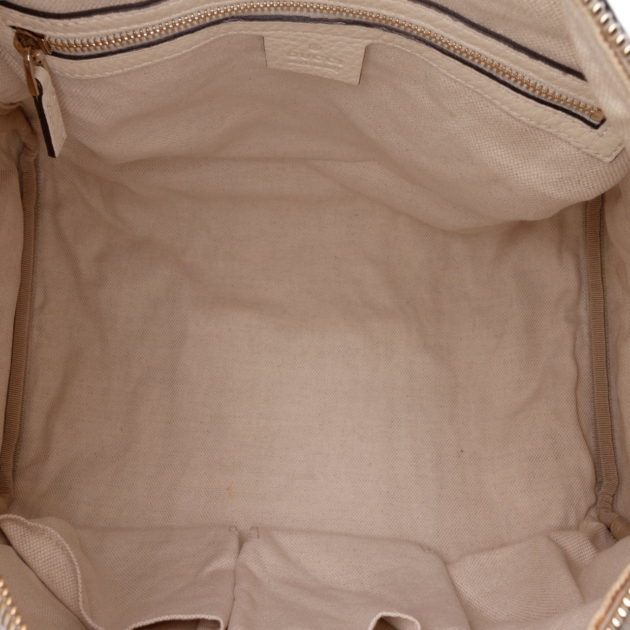 Gucci Calfskin Web Joy Boston Bag Bruin