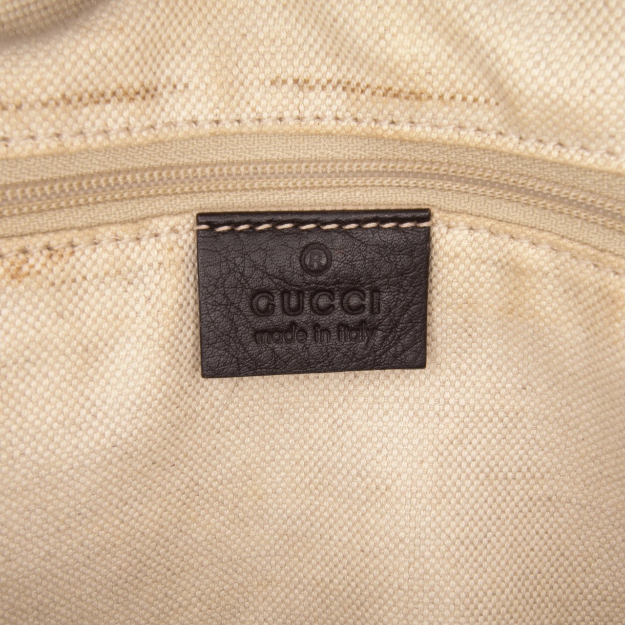 Gucci GG Canvas Sukey Satchel Bruin