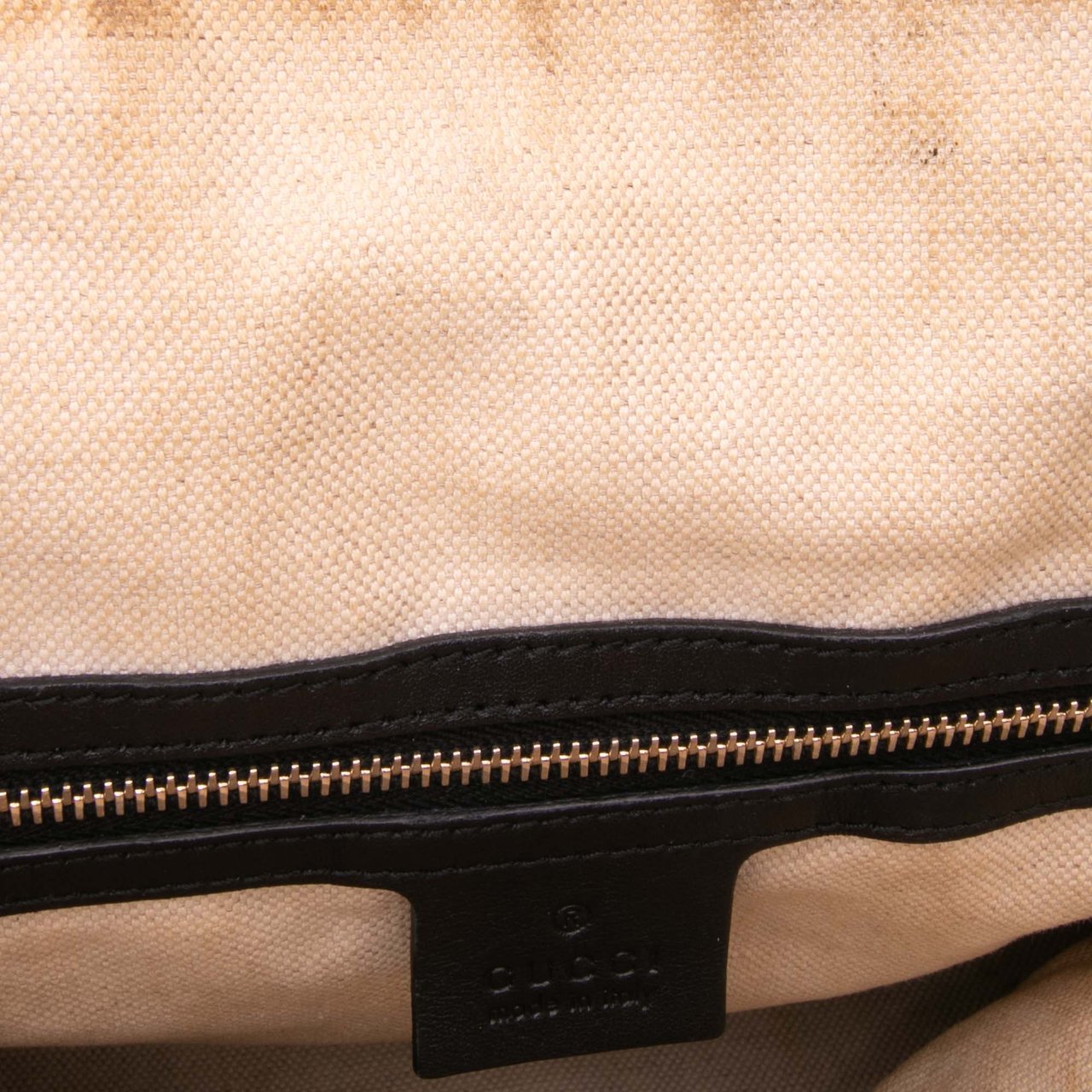 Gucci Large Microguccissima Nice Dome Satchel Zwart
