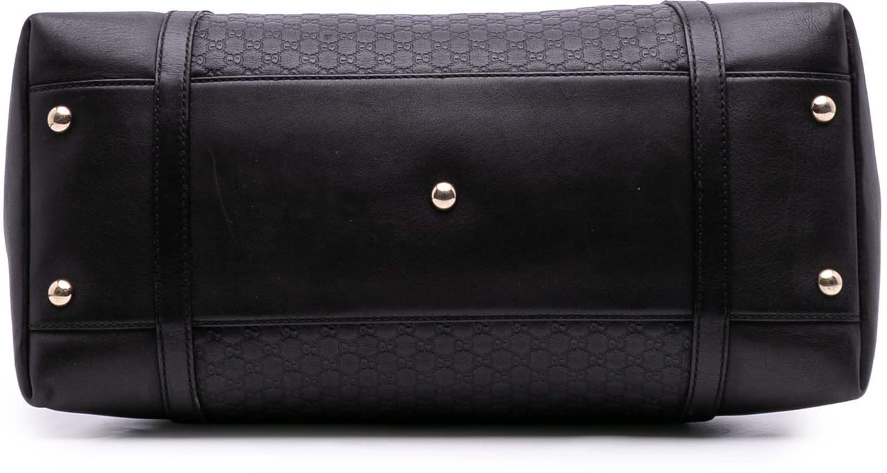 Gucci Large Microguccissima Nice Dome Satchel Zwart