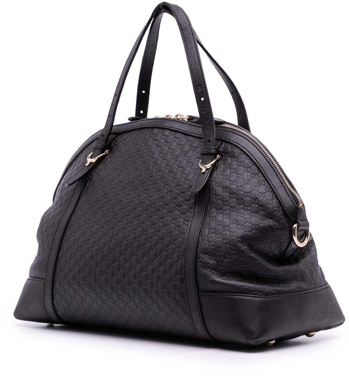 Gucci Large Microguccissima Nice Dome Satchel Zwart