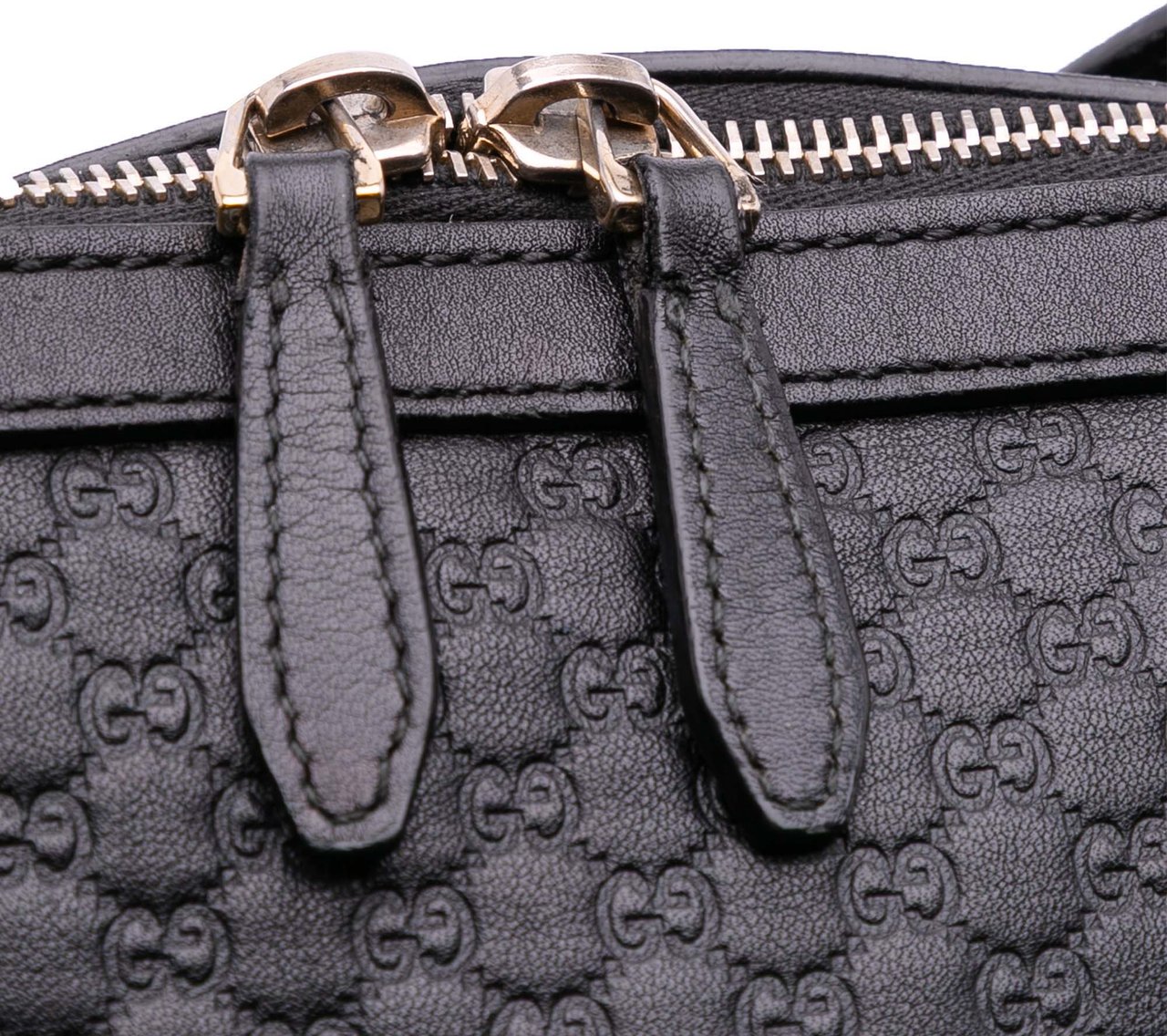 Gucci Large Microguccissima Nice Dome Satchel Zwart