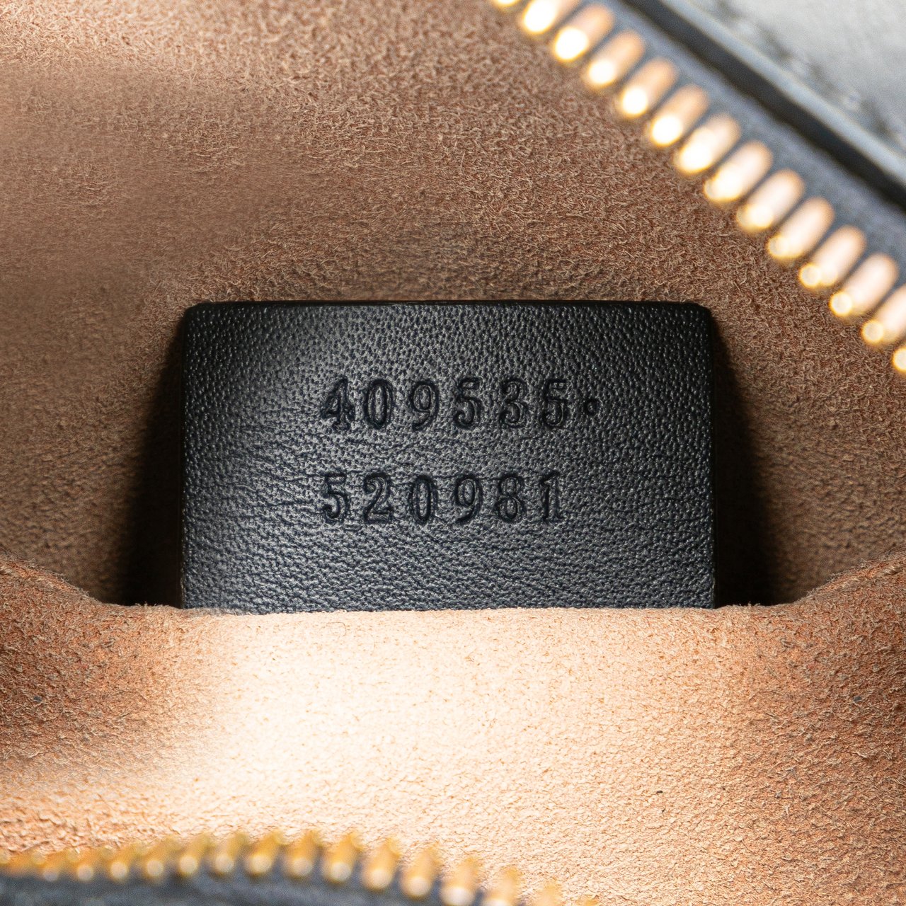 Gucci Mini GG Supreme Chain Crossbody Bruin