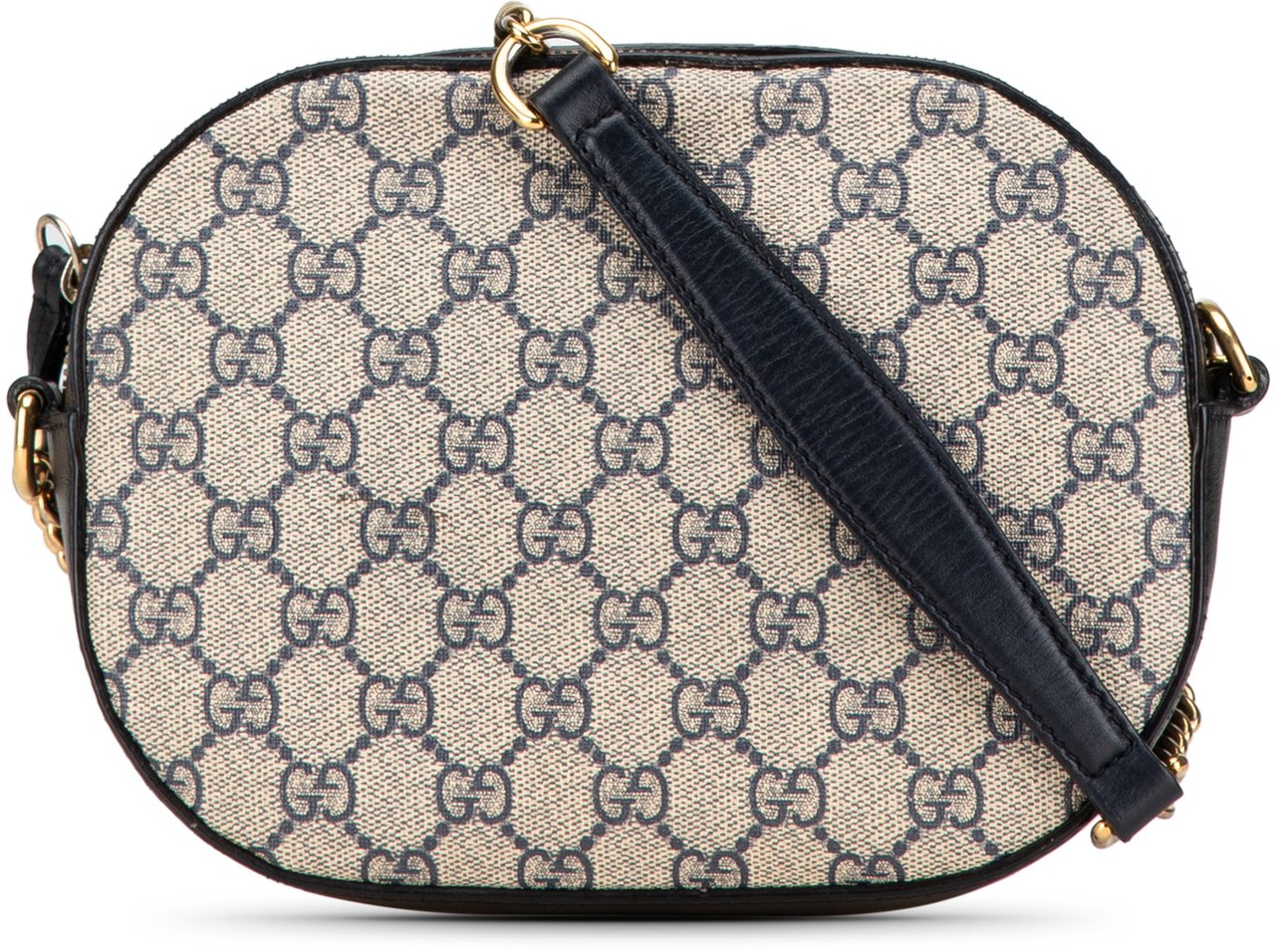 Gucci Mini GG Supreme Chain Crossbody Bruin