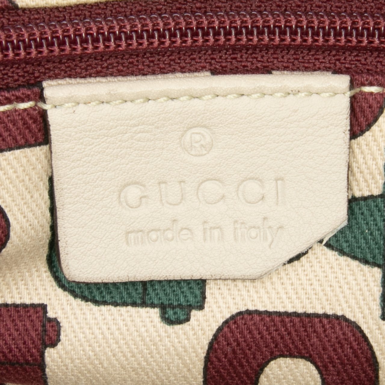 Gucci Guccissima Abbey D Ring Tote Wit