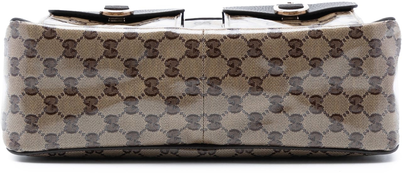 Gucci GG Crystal Abbey D Ring Handbag Bruin