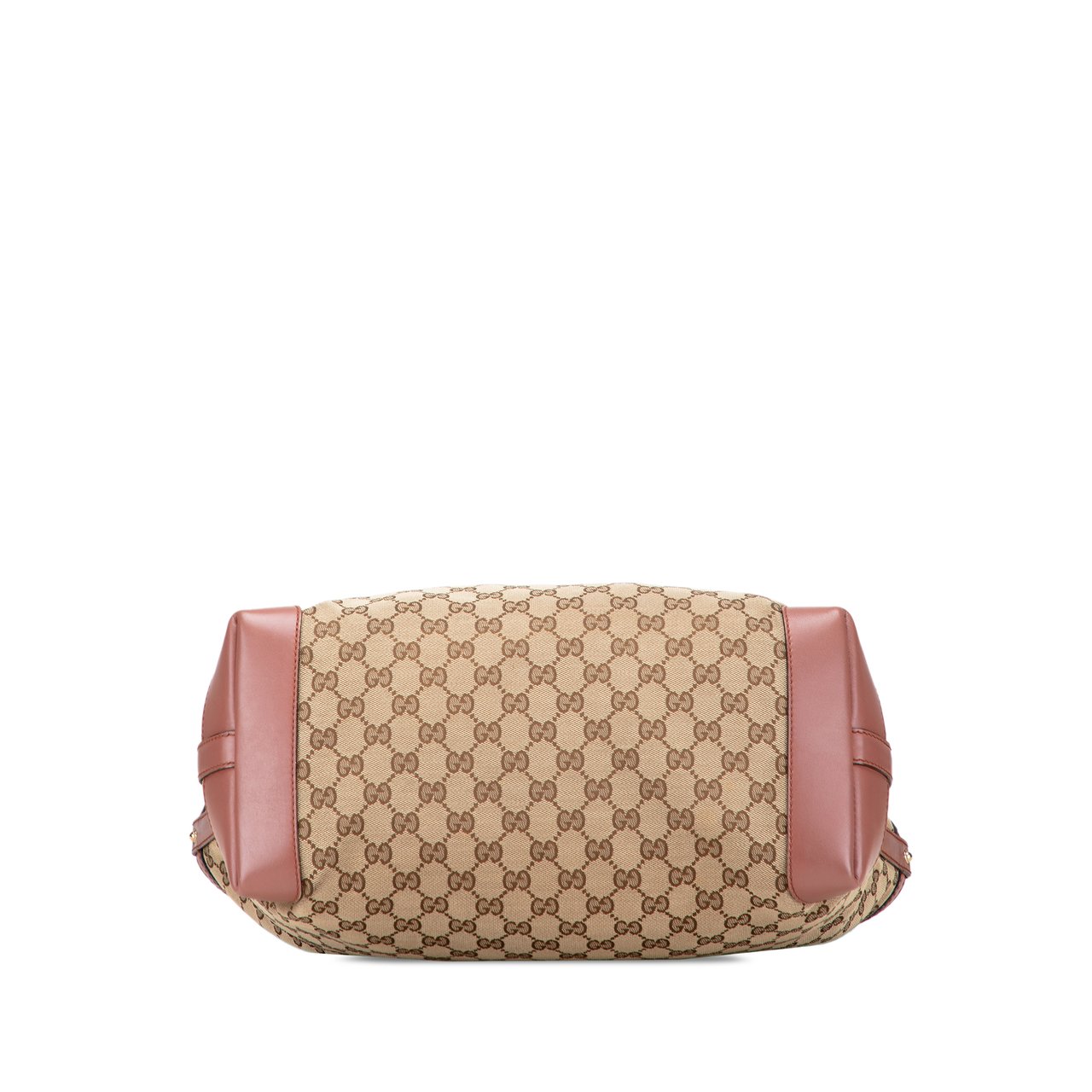 Gucci Medium GG Canvas Craft Tote Bruin