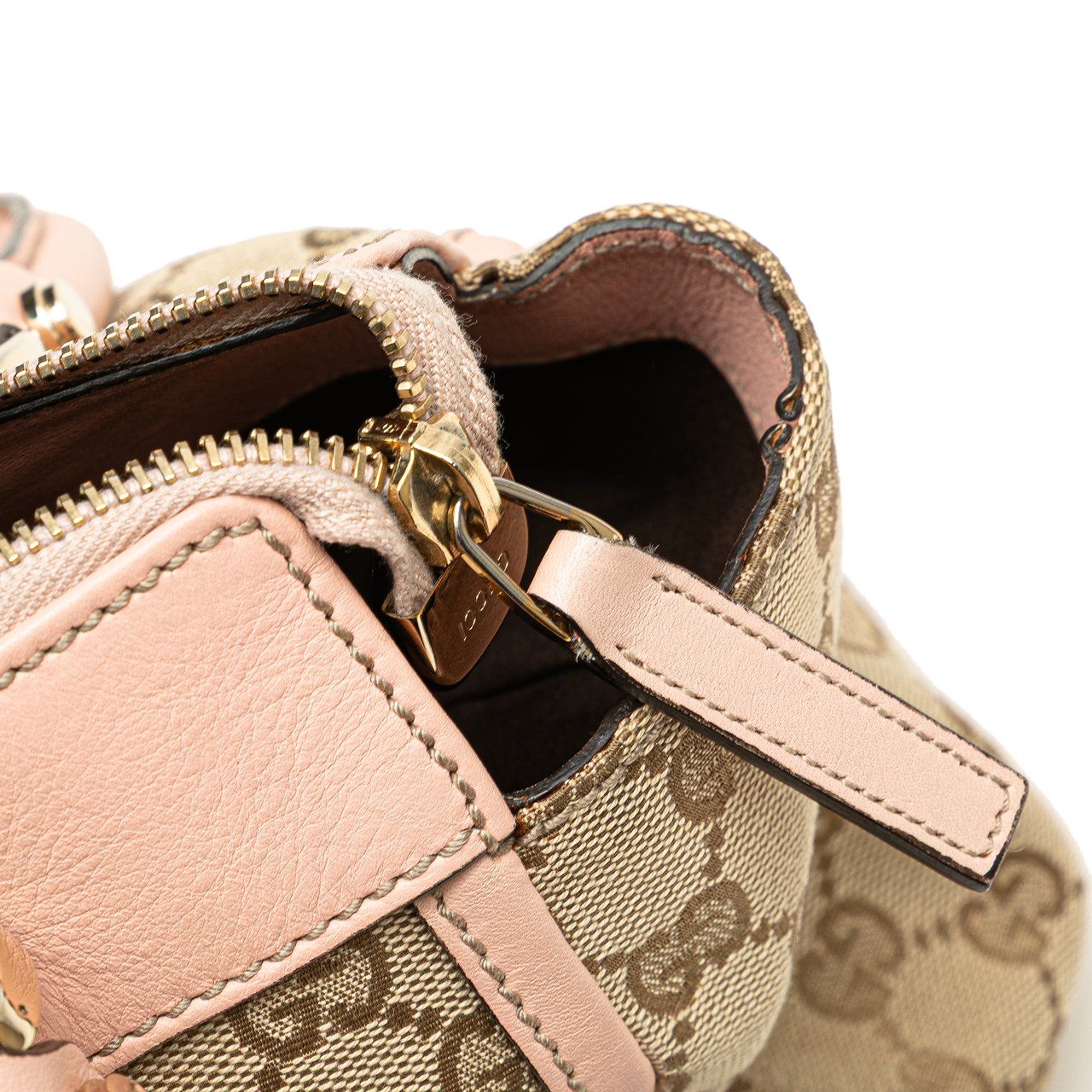 Gucci GG Canvas Abbey D Ring Tote Bruin