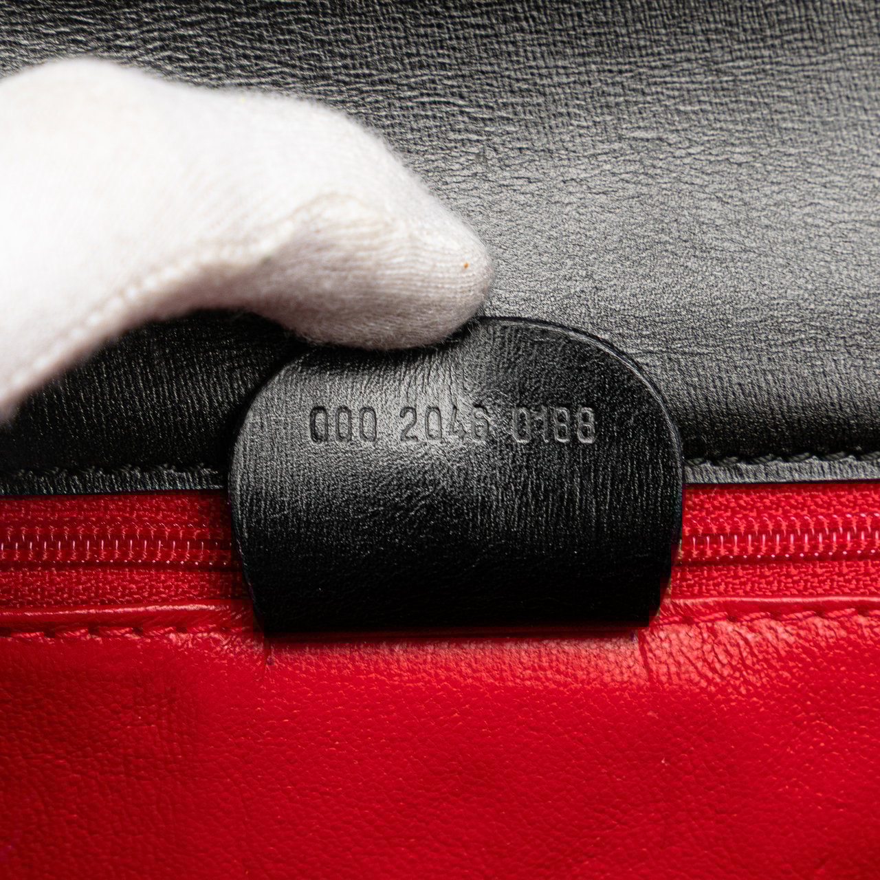 Gucci Calfskin Bamboo Night Zwart