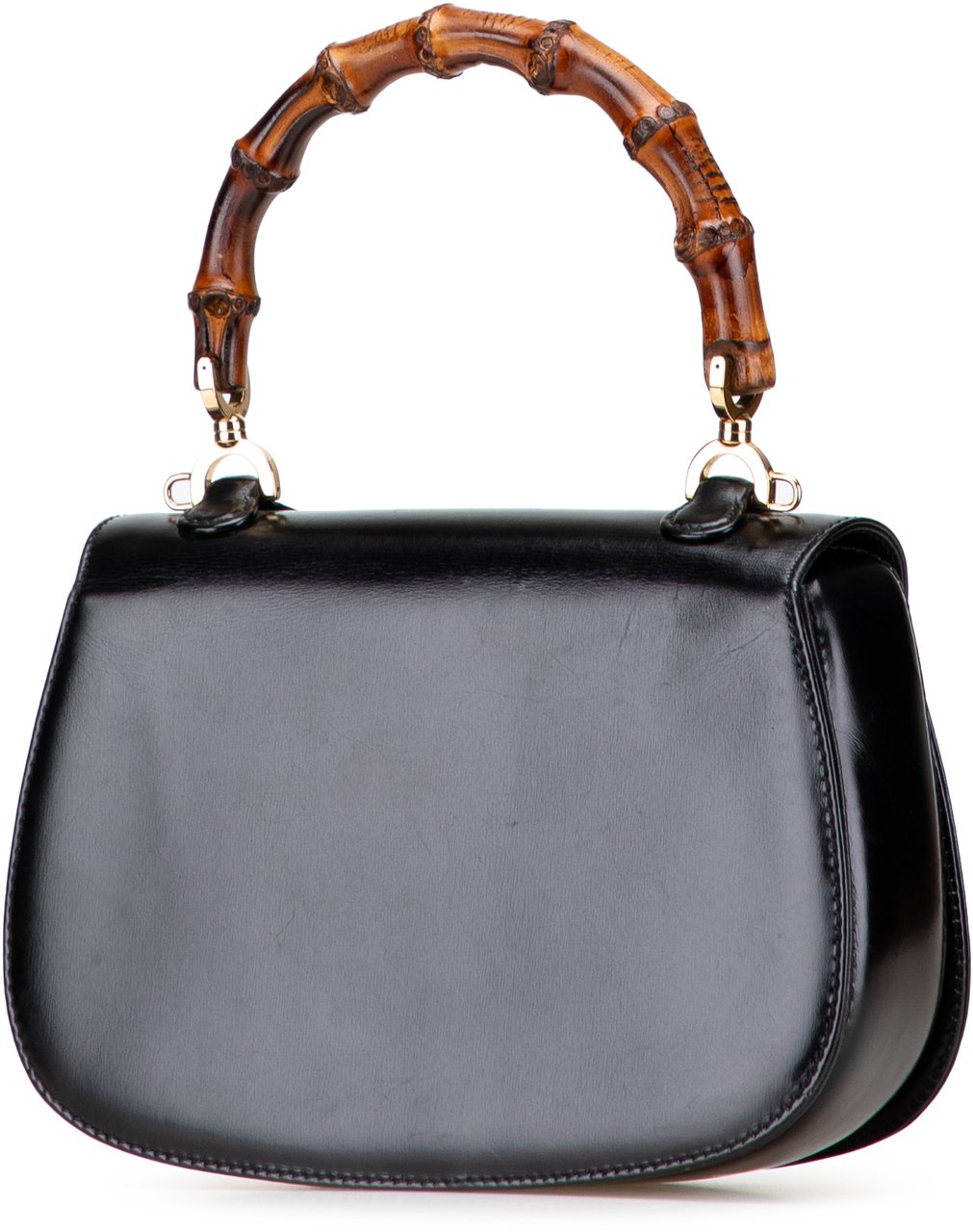 Gucci Calfskin Bamboo Night Zwart