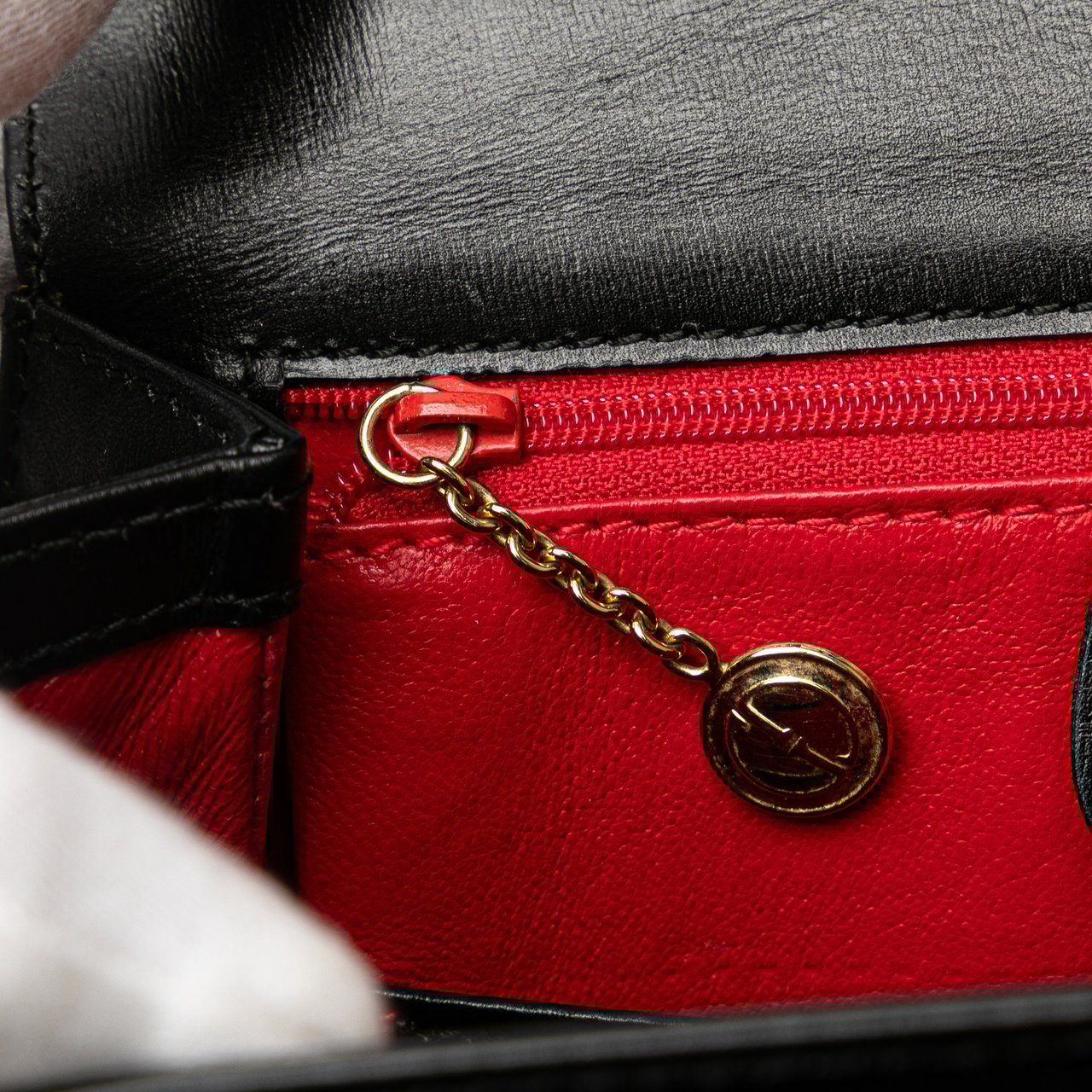 Gucci Calfskin Bamboo Night Zwart
