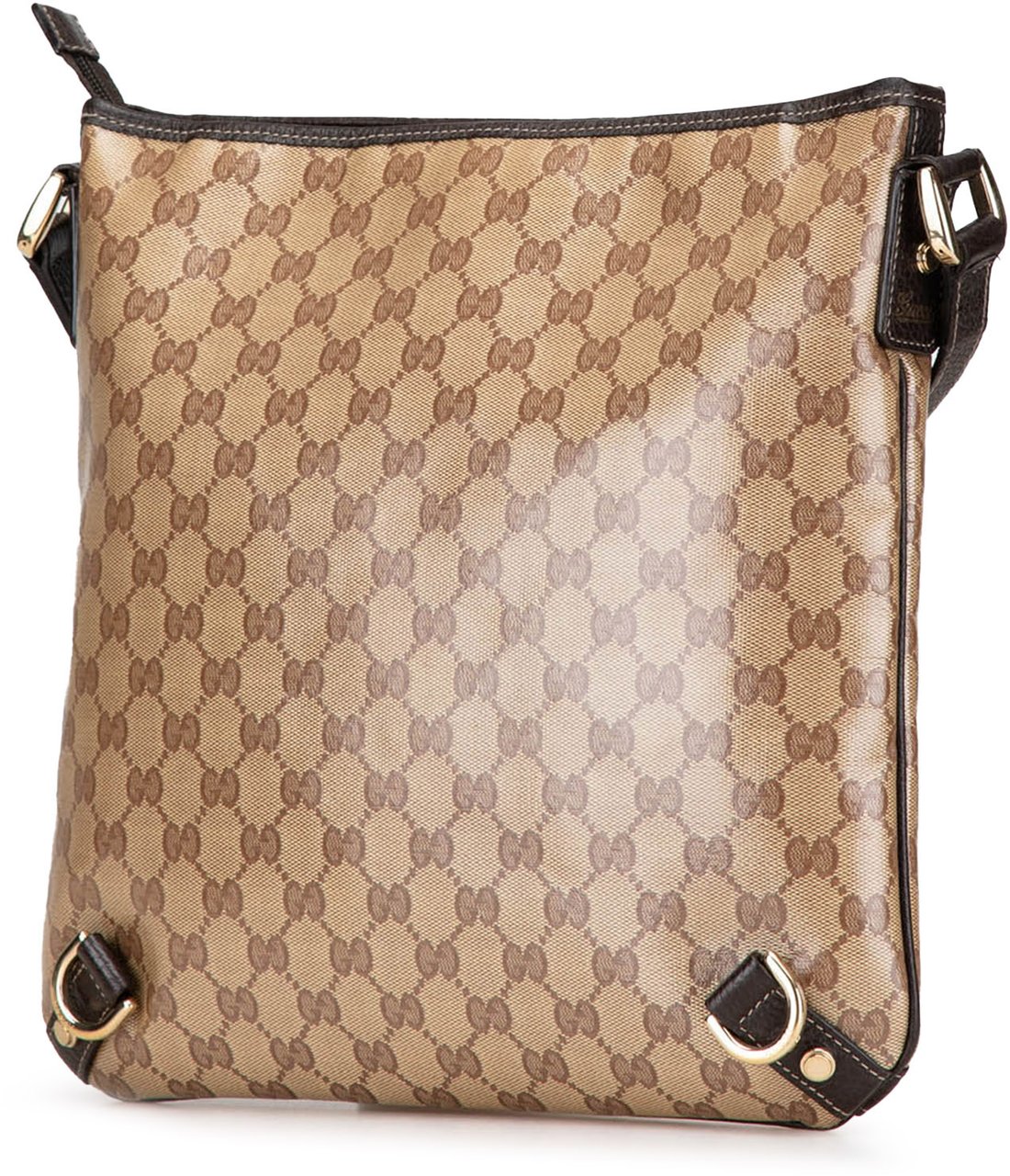 Gucci GG Crystal Abbey D Ring Crossbody Bruin