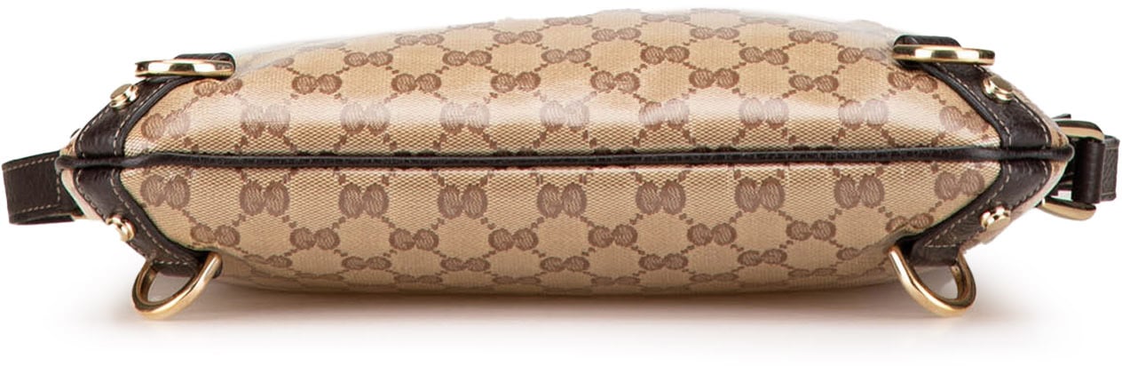 Gucci GG Crystal Abbey D Ring Crossbody Bruin