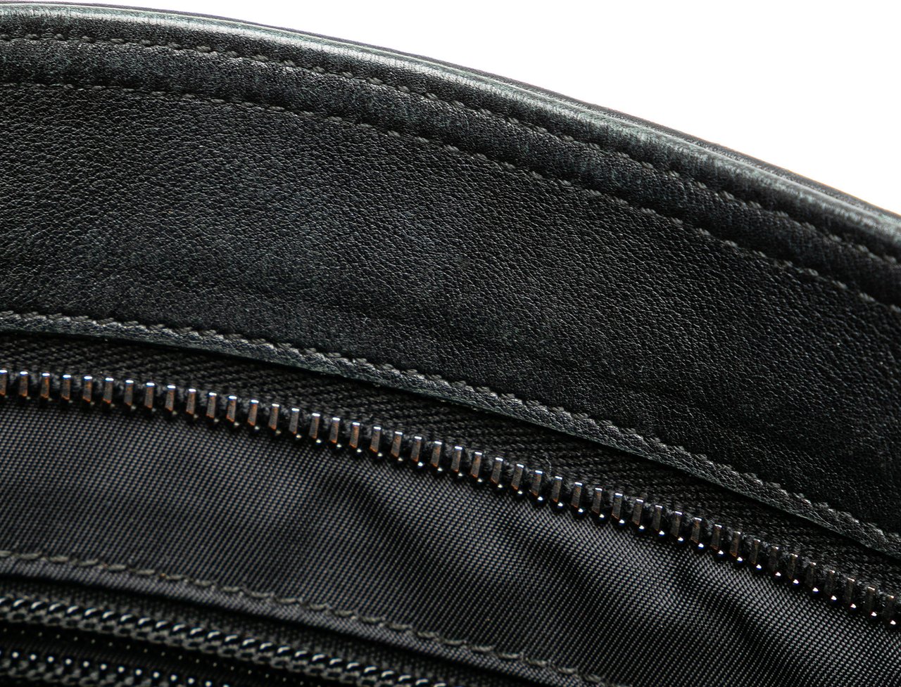 Gucci Guccissima and Nylon Crossbody Zwart