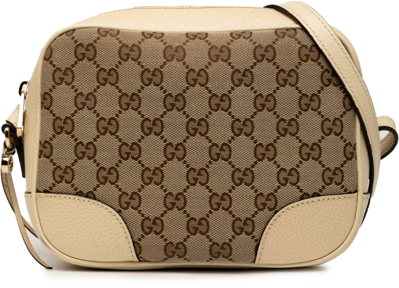 Gucci GG Canvas Bree Crossbody Bruin