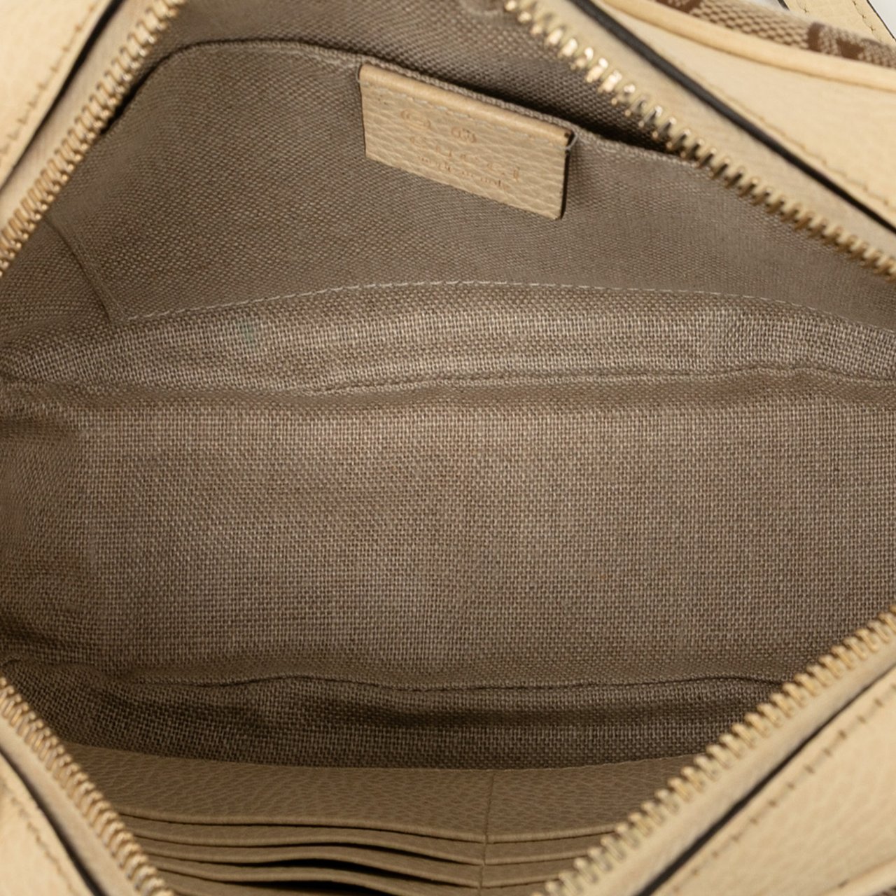 Gucci GG Canvas Bree Crossbody Bruin